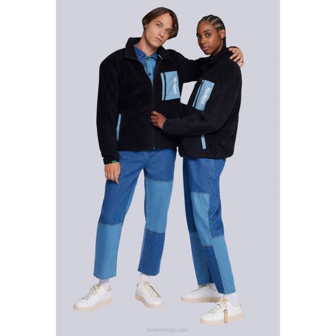 Kickers unisex fleecová bunda černá JP261077