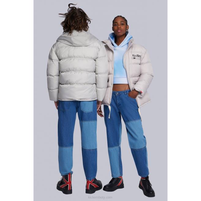 Kickers unisex péřová bunda béžová JP261076