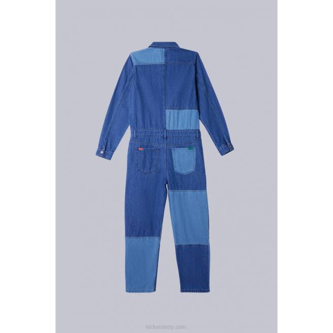 Kickers unisex džínová kombi modrá JP261072