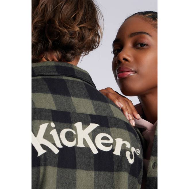 Kickers unisex khaki košile JP261079