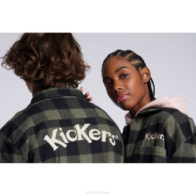 Kickers unisex khaki košile JP261079