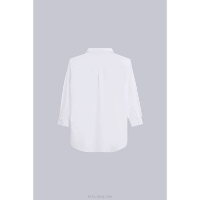 Kickers unisex košilové šaty bílé JP261049