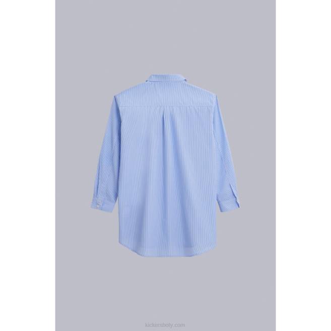 Kickers unisex košilové šaty modré JP261050