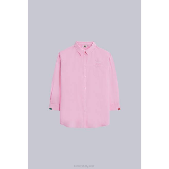 Kickers unisex košilové šaty růžové JP261048