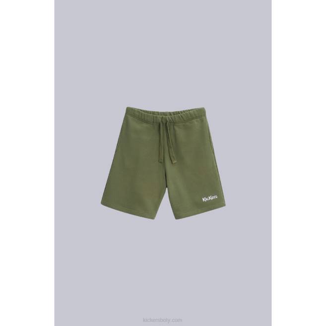 Kickers unisex fleecová krátká khaki barva JP261060