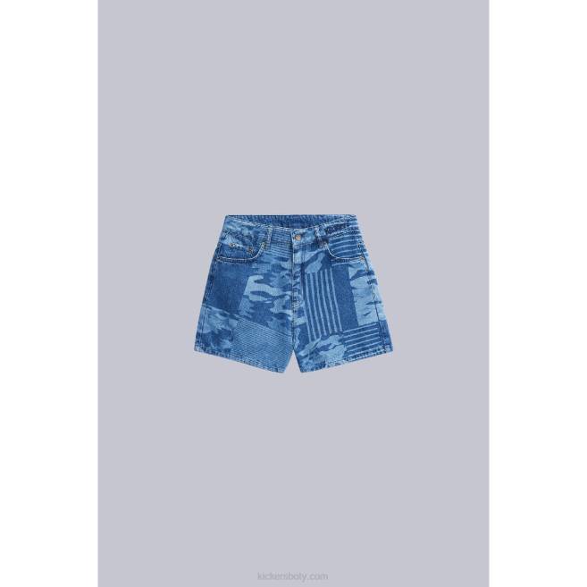 Kickers unisex krátké modré JP261051