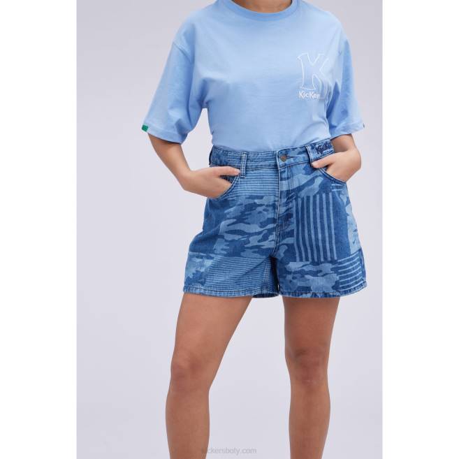 Kickers unisex krátké modré JP261051