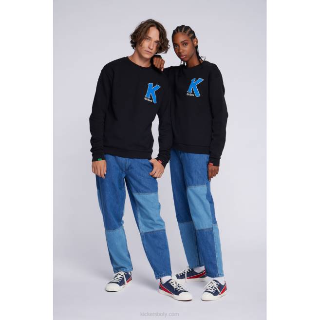 Kickers unisex kulatý výstřih černý JP261025