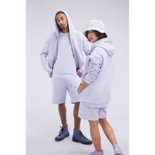 Kickers unisex mikina na zip fialová JP261017