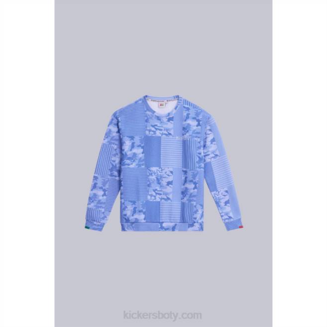 Kickers unisex obloukový svetr modrý JP261028