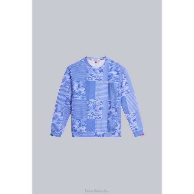 Kickers unisex obloukový svetr modrý JP261028