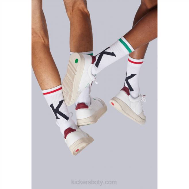 Kickers unisex velká k ponožka bílá JP261064