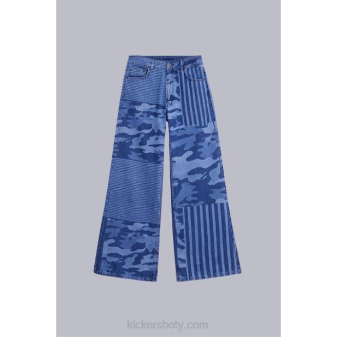 Kickers unisex modrý vysoký pas JP261030