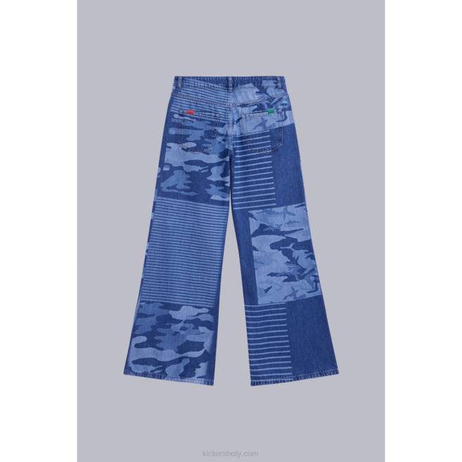 Kickers unisex modrý vysoký pas JP261030