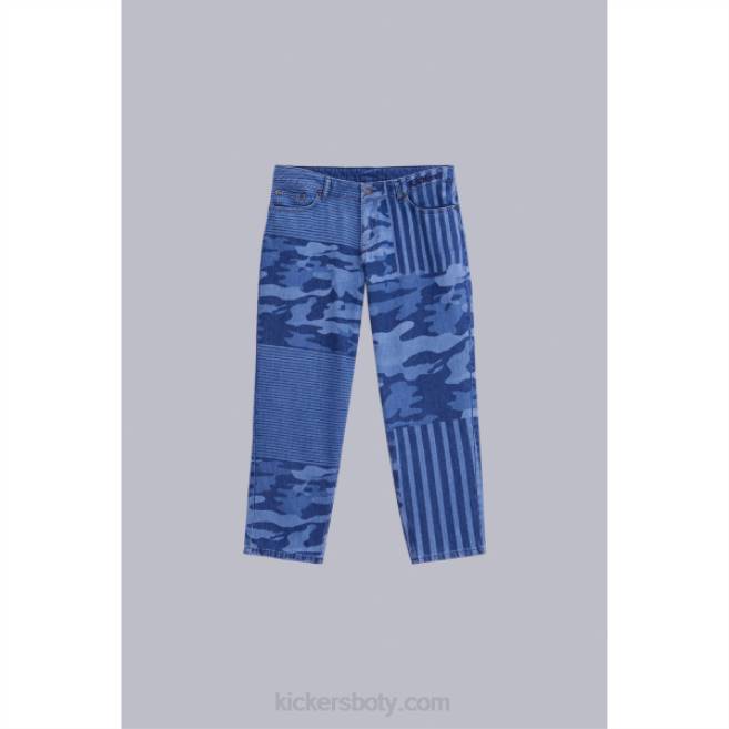 Kickers unisex modrý vysoký pas JP261031