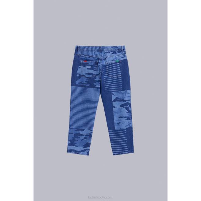 Kickers unisex modrý vysoký pas JP261031