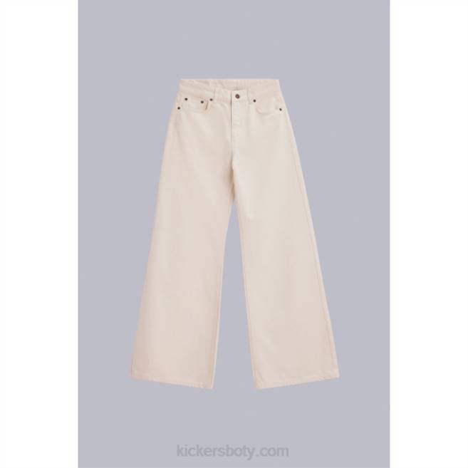 Kickers unisex s vysokým pasem béžová JP261029