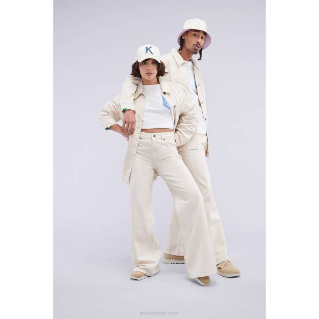 Kickers unisex s vysokým pasem béžová JP261029