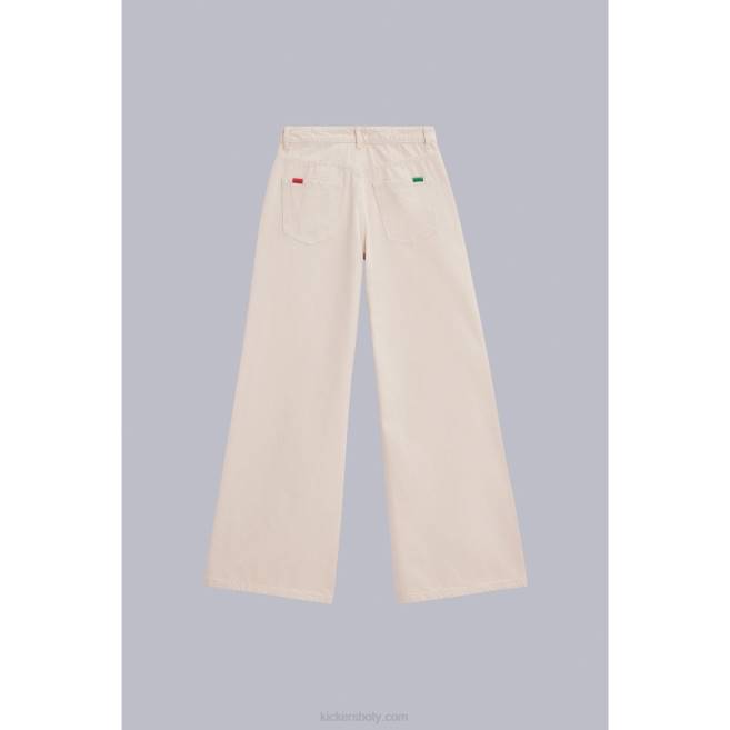 Kickers unisex s vysokým pasem béžová JP261029