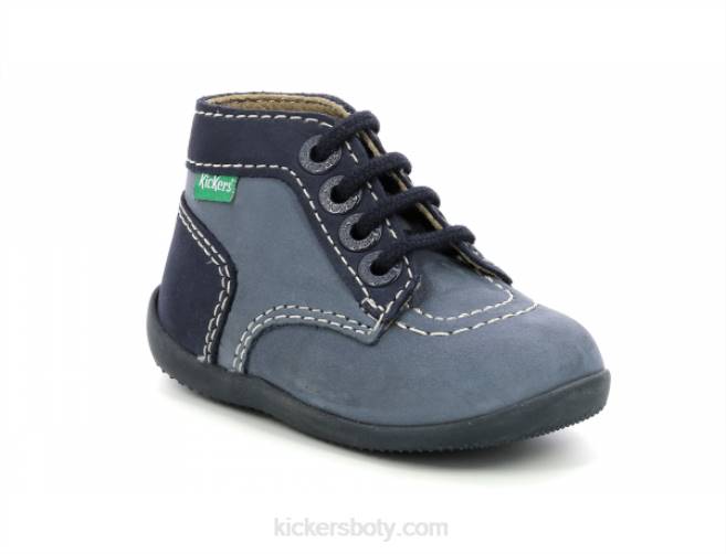 Kickers děti bonbon-2 džínová modrá JP26852