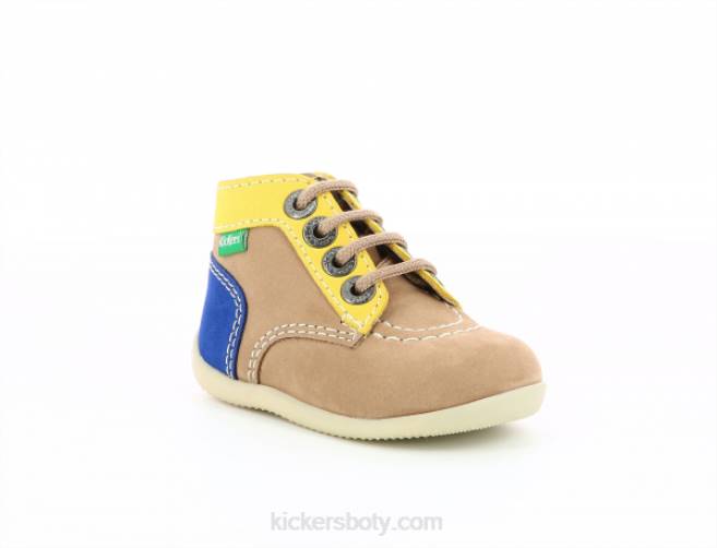 Kickers děti bonbon-2 světle béžová JP26807