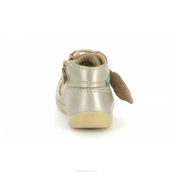 Kickers děti bonzip-2 zlaté JP26883