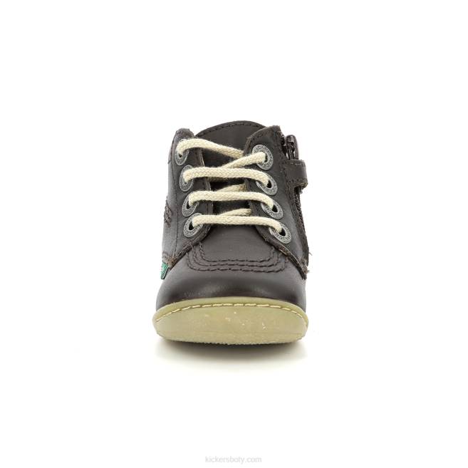 Kickers děti gazip tmavě hnědá námořnická JP26848