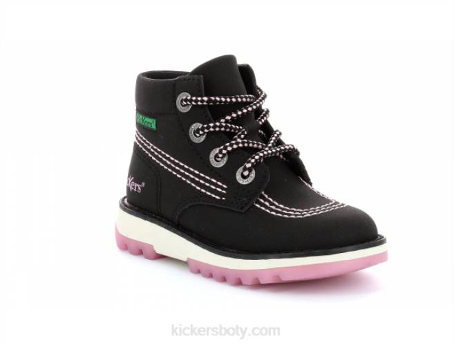 Kickers děti kickrally20 černá růžová JP26820