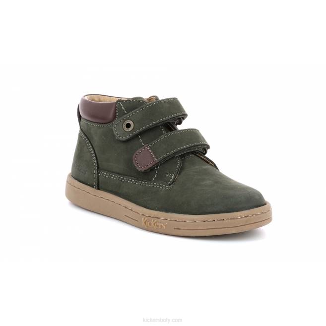 Kickers děti nevkusné khaki JP26825
