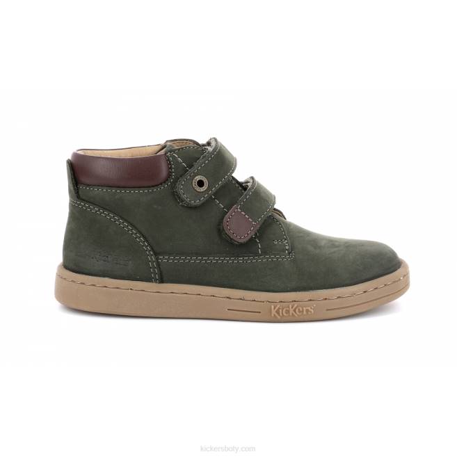 Kickers děti nevkusné khaki JP26825
