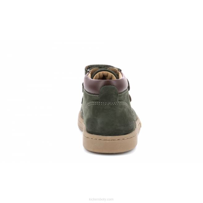 Kickers děti nevkusné khaki JP26825