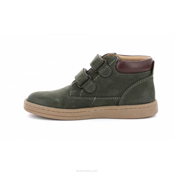 Kickers děti nevkusné khaki JP26825