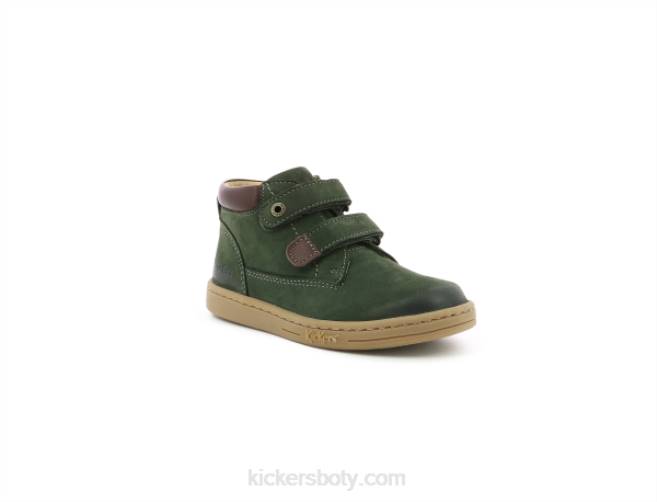 Kickers děti nevkusné khaki JP26910