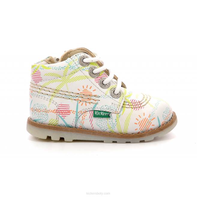 Kickers děti nononeo bílé slunce JP26865