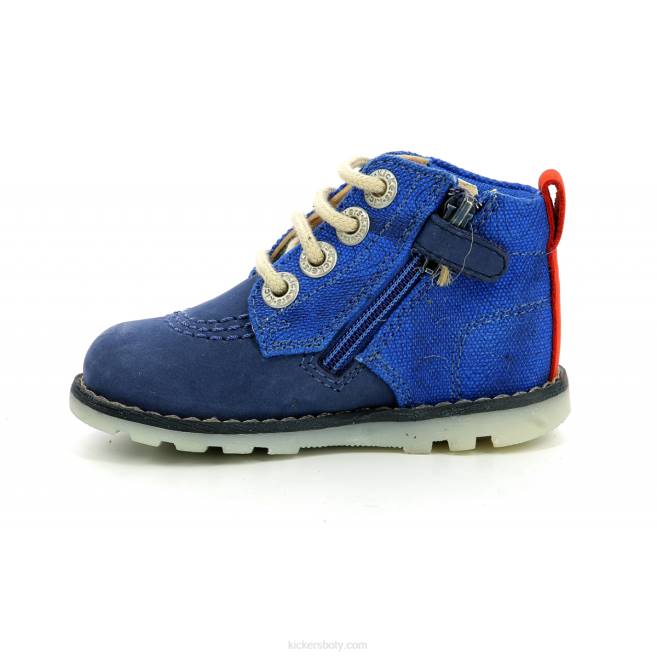 Kickers děti nononeo modrá červená JP26864