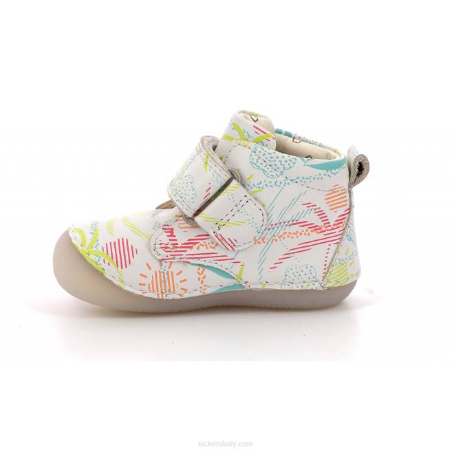 Kickers děti sabio bílé slunce JP26837