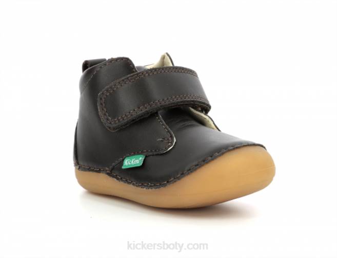 Kickers děti sabio tmavě hnědá JP26790