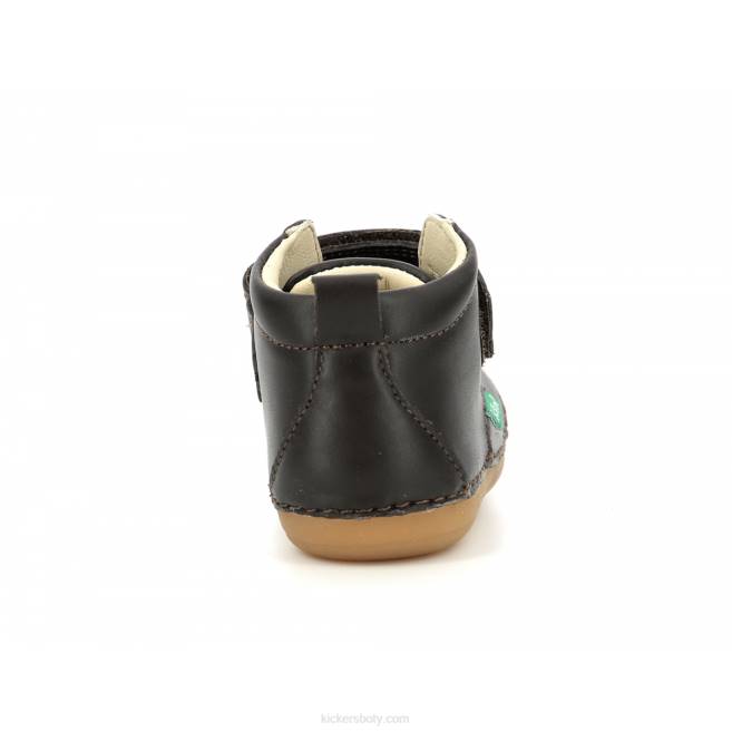Kickers děti sabio tmavě hnědá JP26790