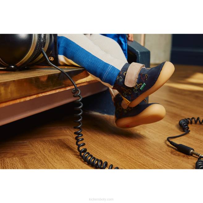 Kickers děti sabio tmavě žlutá dinosauři JP26922