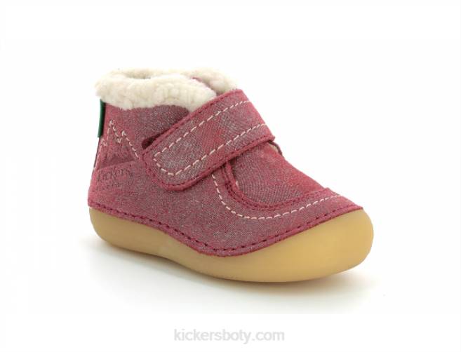 Kickers děti somoons růžové třpytky JP26836