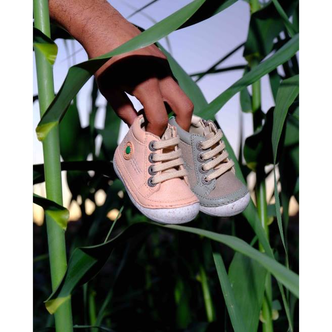 Kickers děti sonistreet khaki zelená JP26783