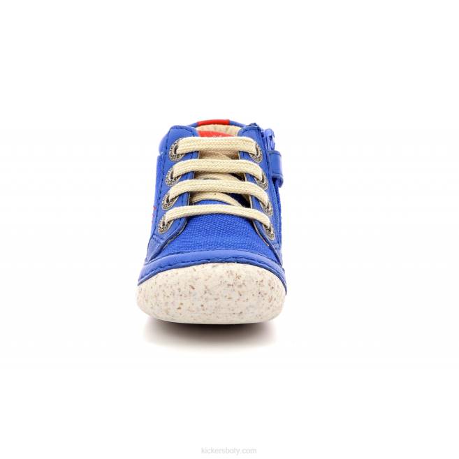 Kickers děti sonistreet modrá červená JP26782