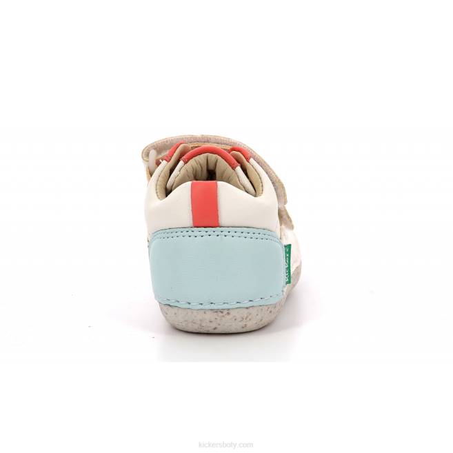 Kickers děti sostankro bílá růžová modrá JP26833