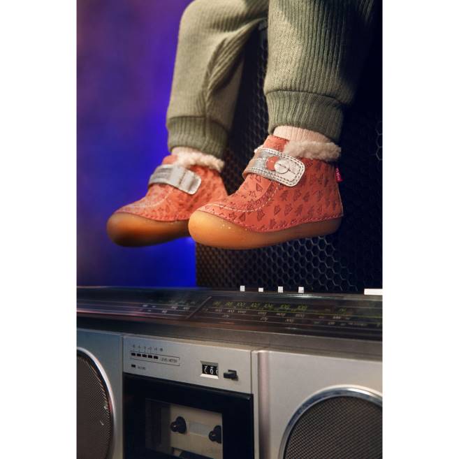 Kickers děti tak schuss růžové zlato fantazie JP26827