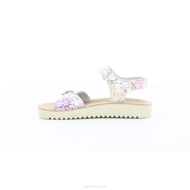 Kickers děti Odyssa bílé multico etnické JP26758