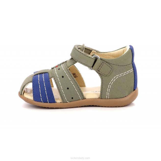 Kickers děti bigbazar-2 khaki modrá JP26727