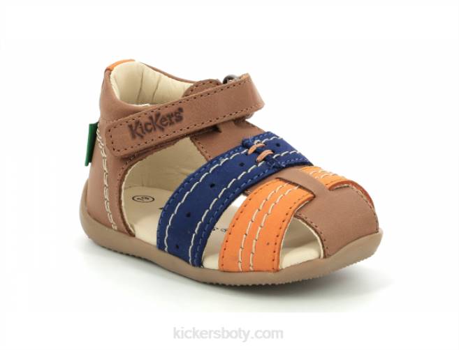 Kickers děti bigbazar-2 velbloudí oranžová modrá JP26526