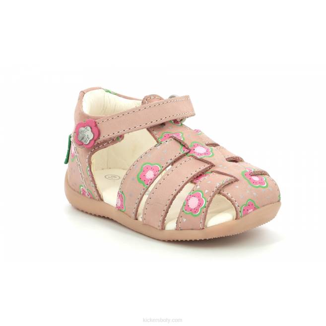 Kickers děti bigflo-2 růžový květ JP26384