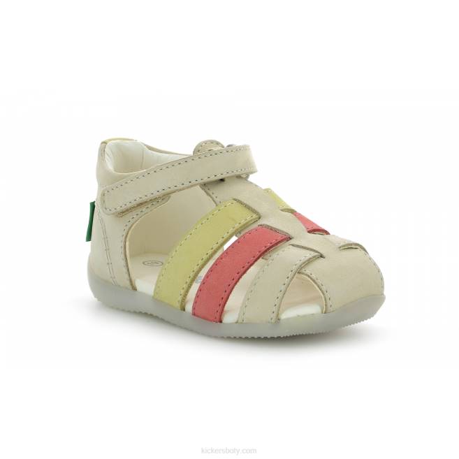 Kickers děti bigflo-2 tmavě béžová JP26383