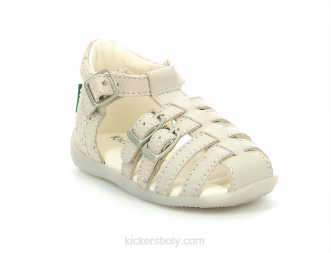 Kickers děti bigfor white perfo JP26491